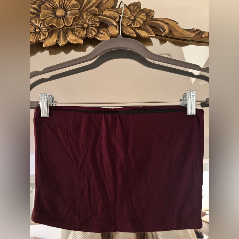 Burgundy Women's Tube Top